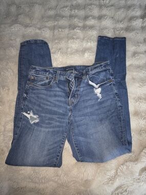 Aeropostale Womens Skinny Jeans - Blue Wash